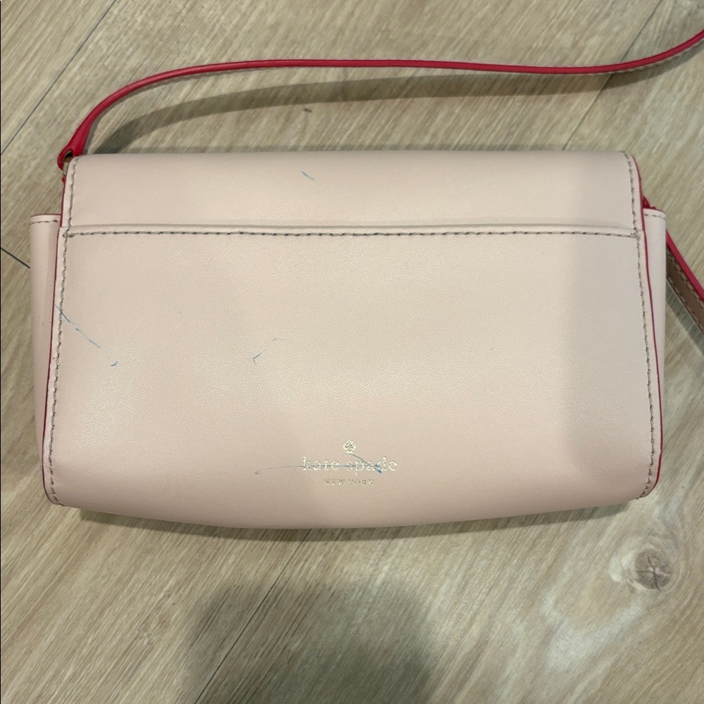 Kate Spade Blush Pink and Red Year of the Pig Crossbody and Clutch - Picture 6 of 8
